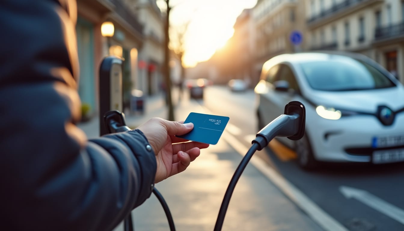 Illustration: Comprendre la carte d’accès pour recharger sa voiture électrique à Paris