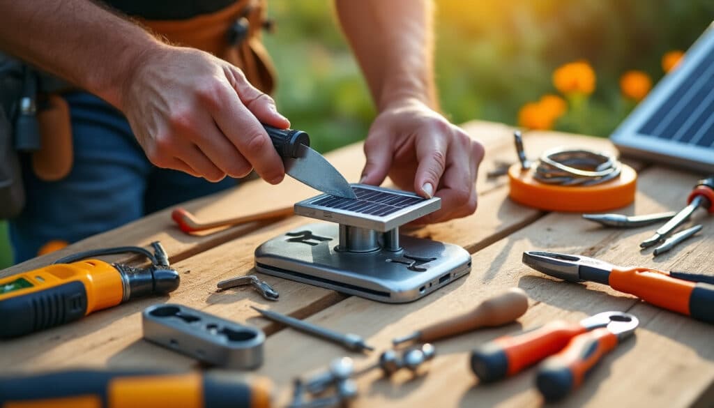 Fabriquer un support de panneau solaire orientable : guide complet
