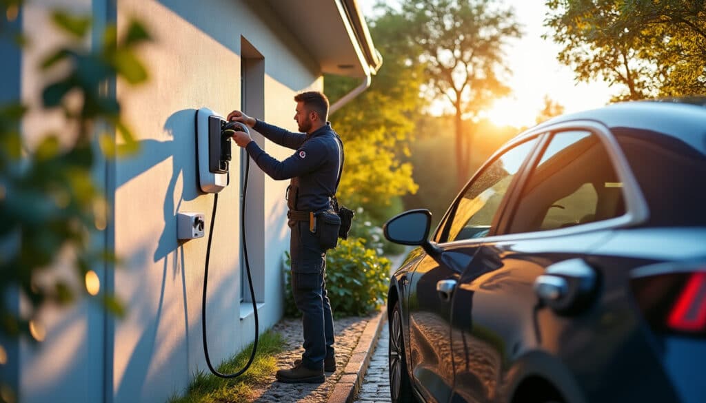 Installation de borne de recharge voiture électrique particulier : guide complet