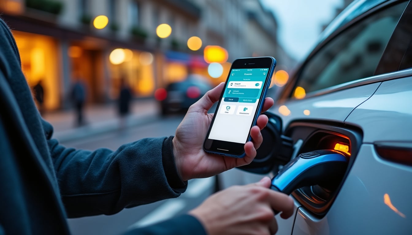 Illustration: Top 7 des applications incontournables pour la recharge de voiture électrique en 2026