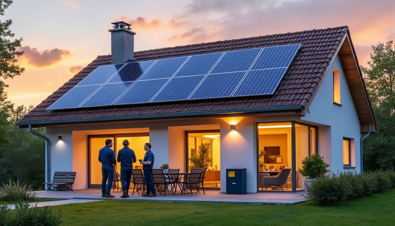 Illustration: Combien coûte une installation complète de panneaux solaires 6 kW avec batterie ?