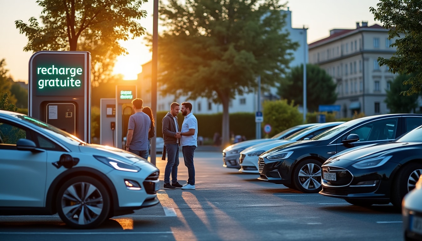 Illustration: Comprendre le fonctionnement de la recharge gratuite pour véhicules électriques