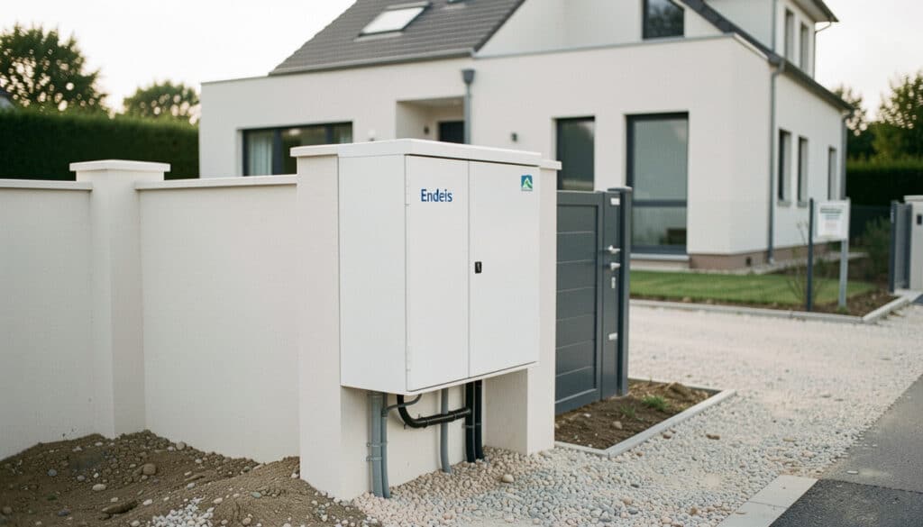 Coffret Enedis extérieur : emplacement, règles et pose