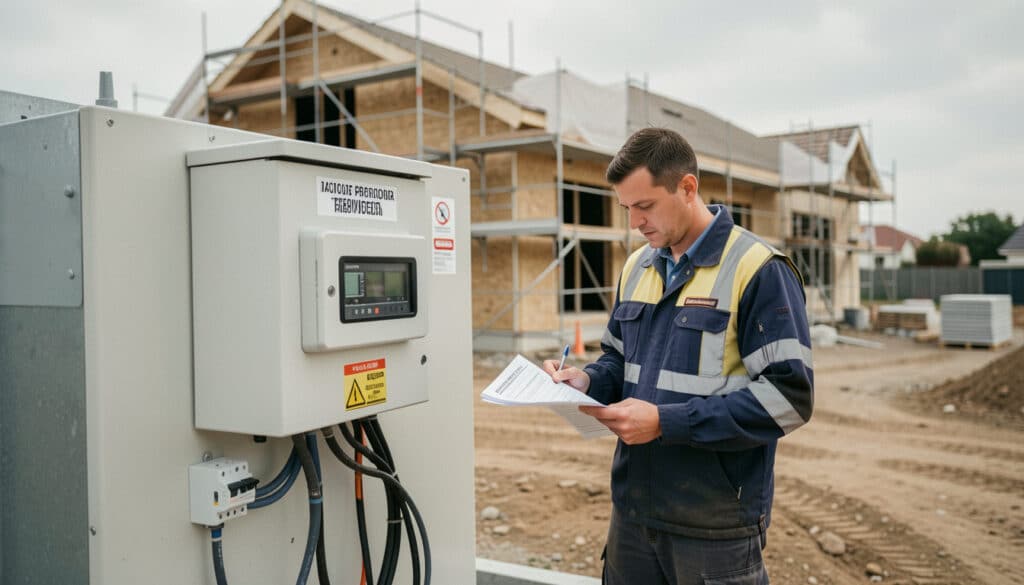 Compteur provisoire de chantier : démarches et coût