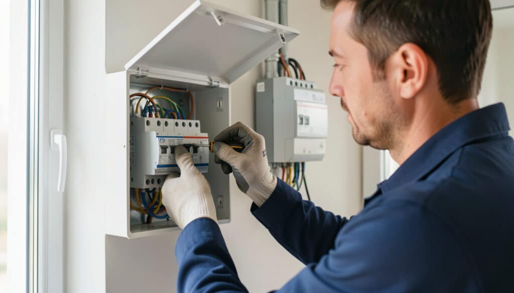 Remplacement du disjoncteur EDF : qui intervient ?