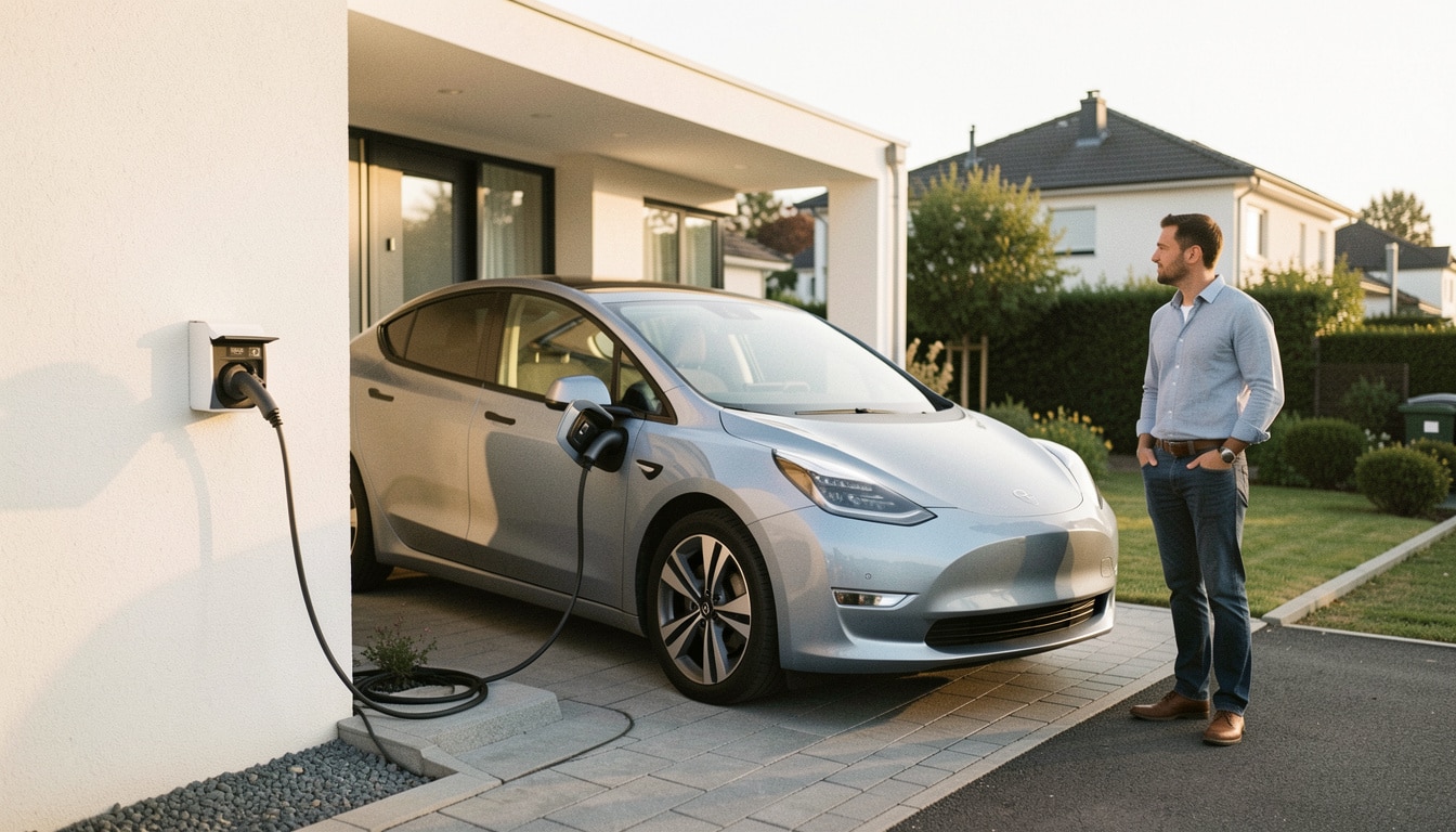 Recharger sa voiture sur une prise domestique chez soi