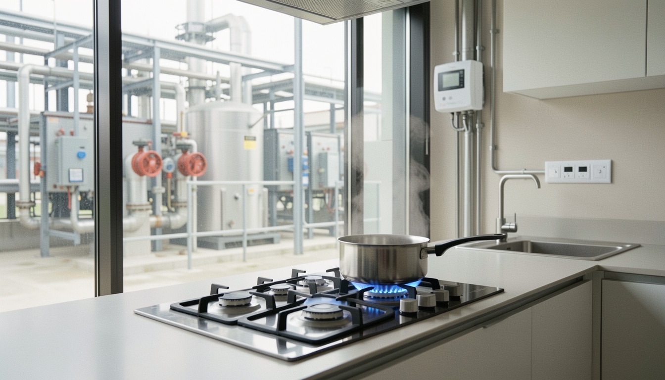Les usages du gaz naturel au quotidien et en industrie