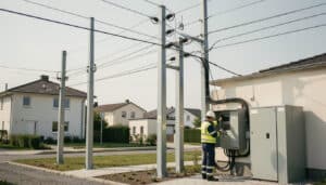 Réseau de distribution électrique et raccordement